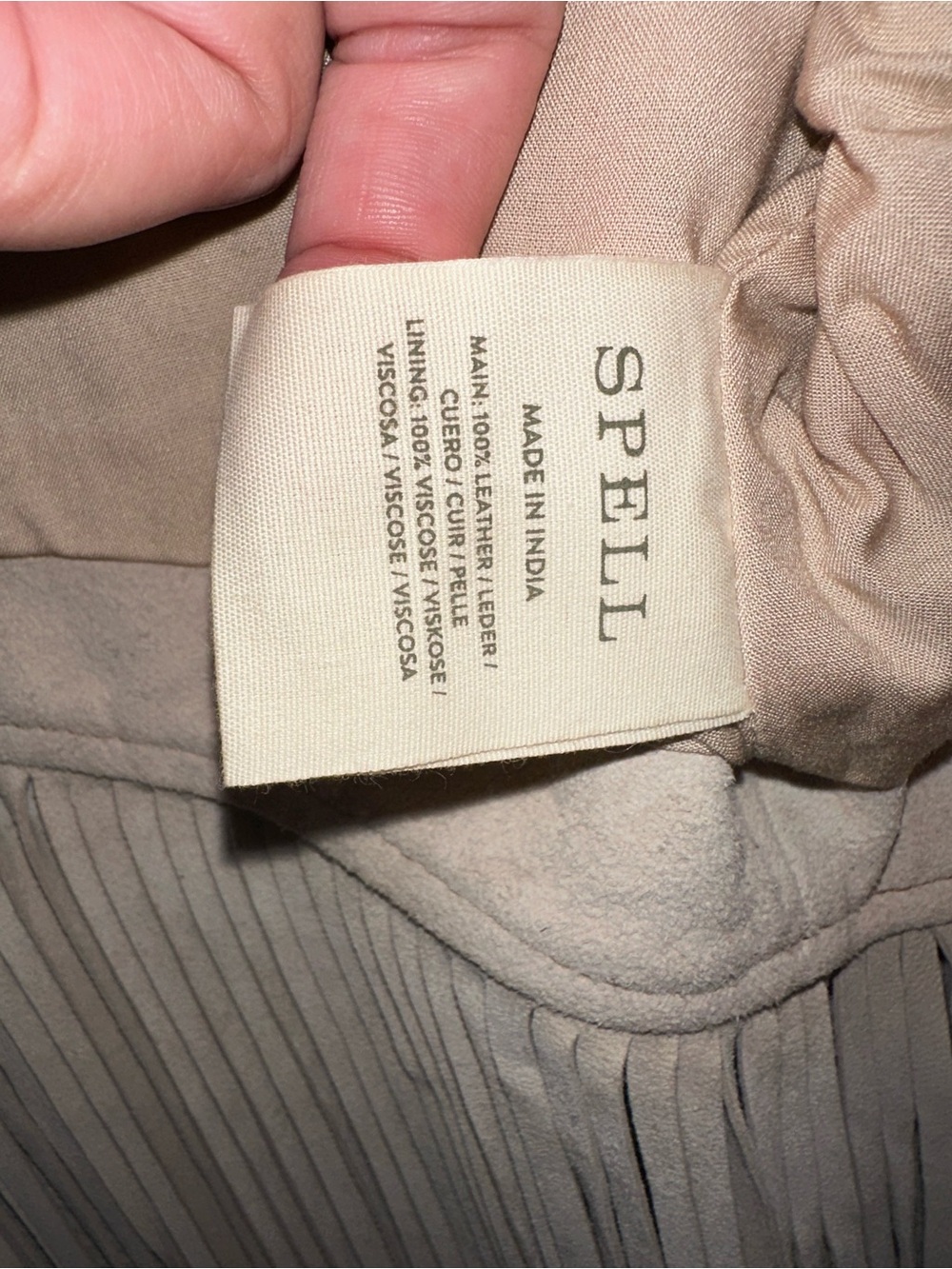 Spell Aquarius Suede fringe vest - Picture 7 of 7